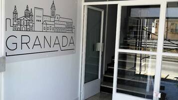 Entrada de l'allotjament