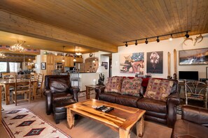 TV, fireplace, DVD player