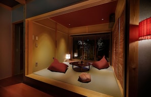 Living area - Tasokare Machiya House (Kyoto)