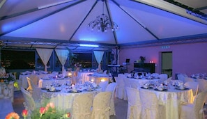 Aussenbereich für Hochzeiten