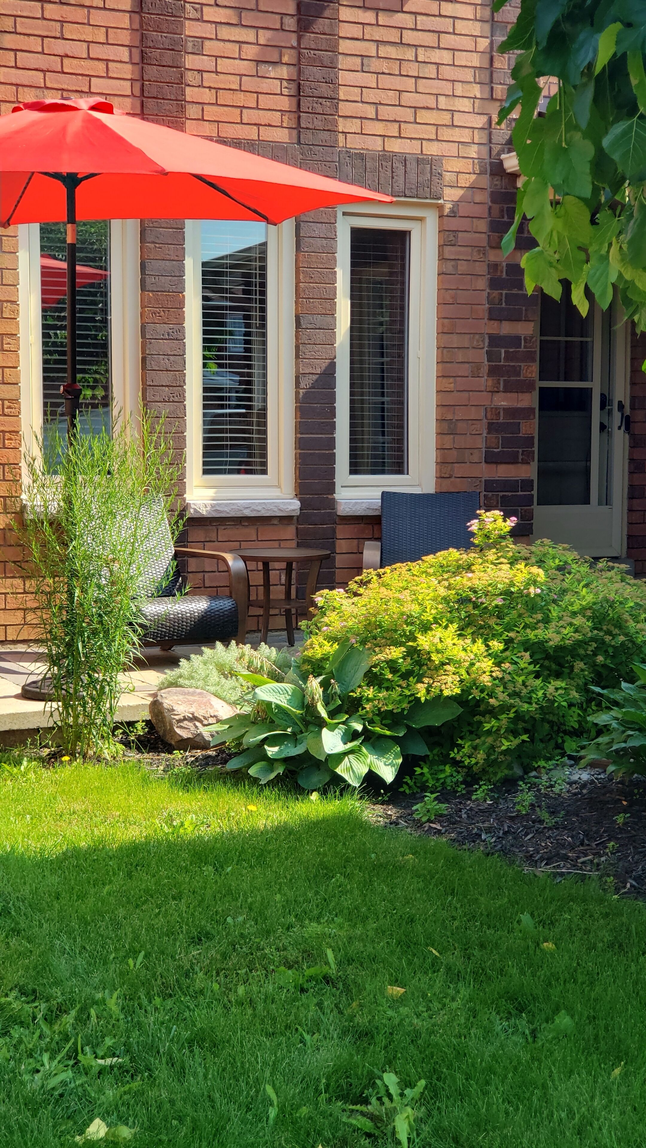 Private (south facing) patio to enjoy the sunset in a calm neighborhood. 