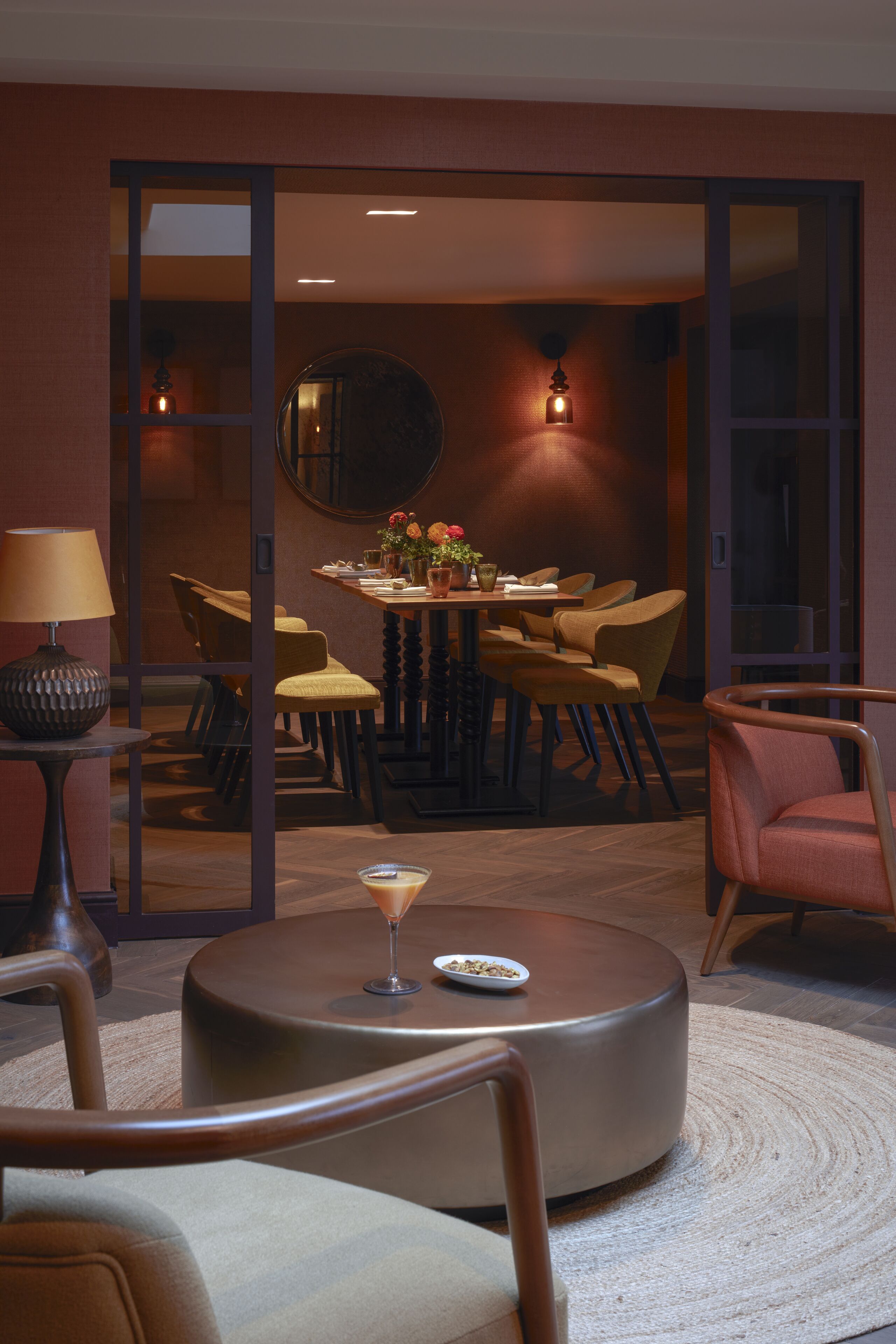 Sitteområde i lobbyen