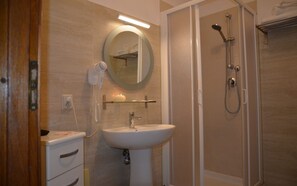 Hair dryer, towels
