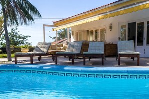 Outdoor pool, a heated pool - Unique property with 2 villas, tennis court & heated swimming pool - ALL PRIVATE (La Orotava)