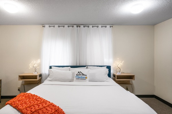 Large Primary Bedroom—featuring a king bed