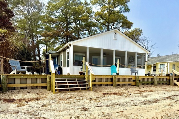 seawall build 12/25, allows for more outdoor space & longevity of cottage