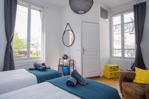 2 chambres, fer et planche à repasser, lit parapluie, Wi-Fi gratuit