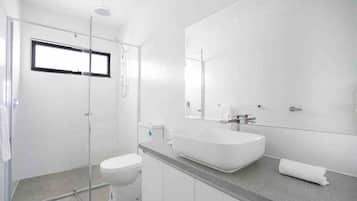 Hair dryer, towels