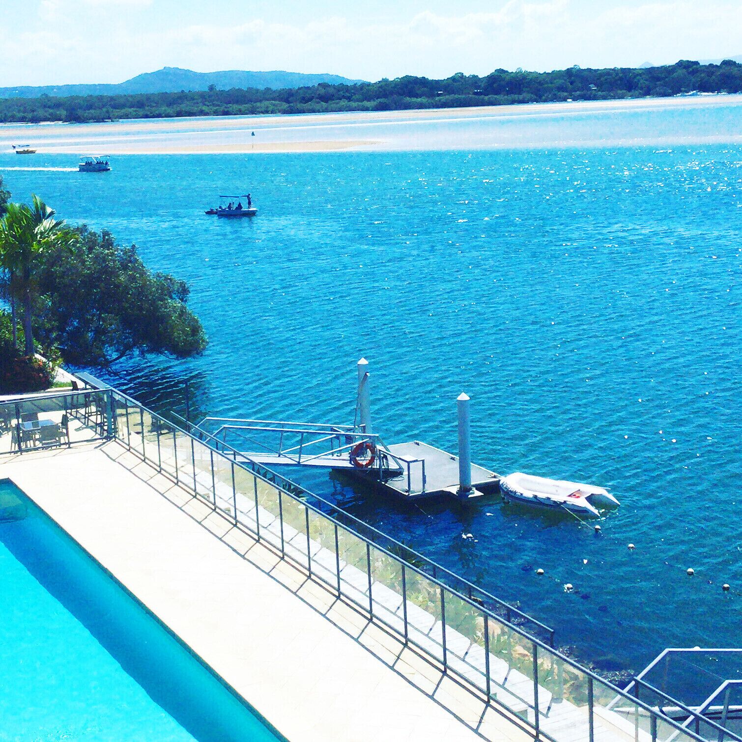 Noosa Shores on the river near Hastings street