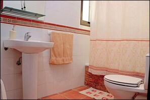 Combined shower/tub