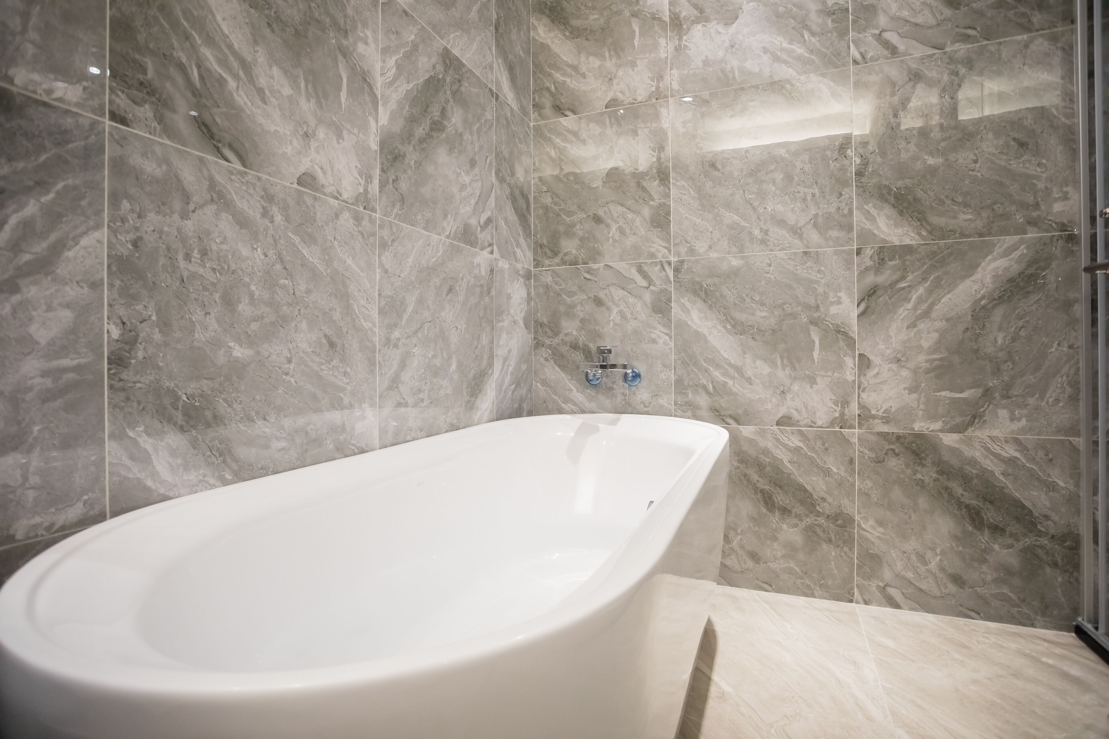 hair dryer, towels, shampoo, toilet paper