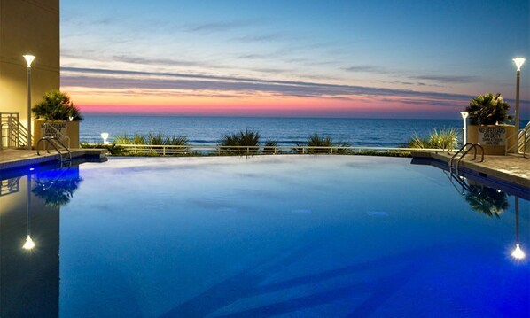 Indoor pool, outdoor pool