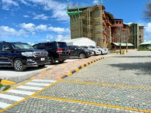 Free self-parking, free valet parking