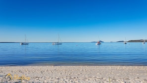 On the beach