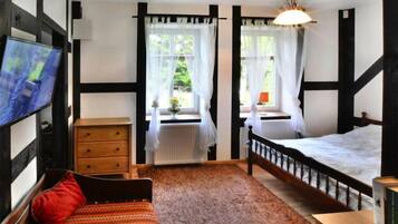 8 bedrooms, iron/ironing board, travel crib, free WiFi