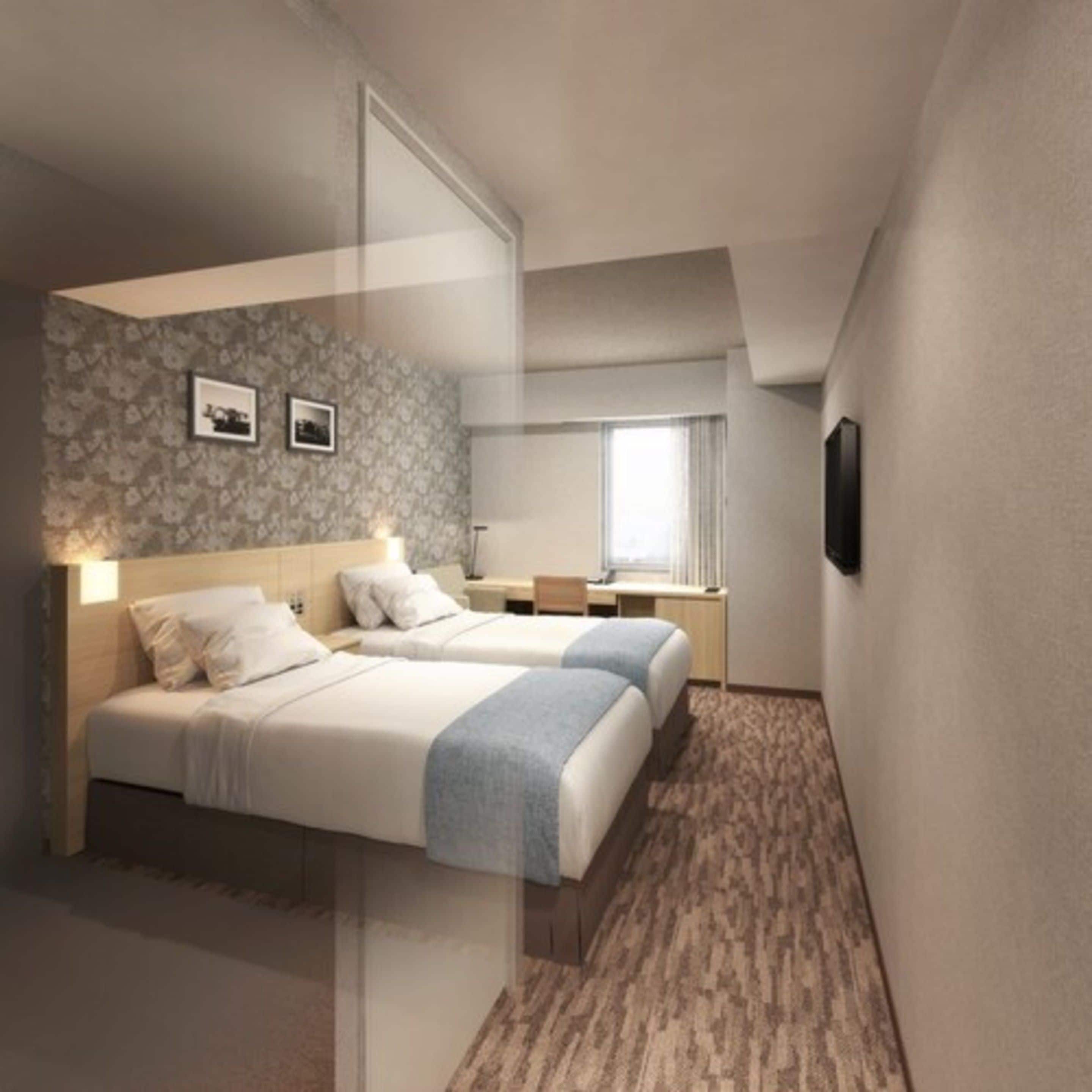 superior twin room (single use) | desk, free wifi, bed sheets