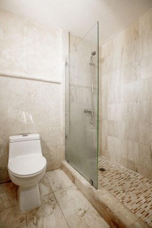 Shower, towels