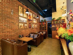 Sala de estar en el lobby