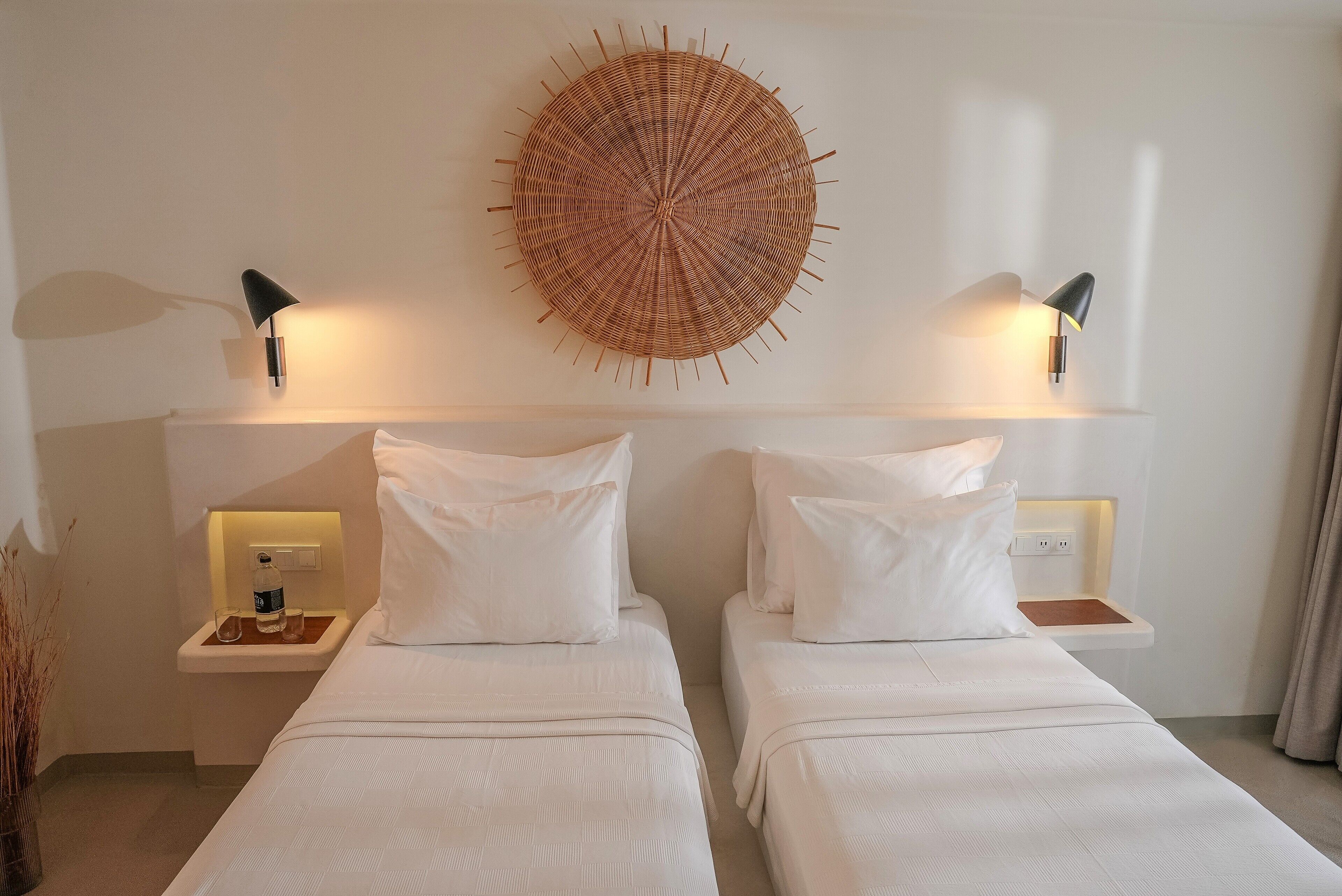 studio, 2 single beds, garden view | premium bedding, pillow-top beds, minibar, in-room safe