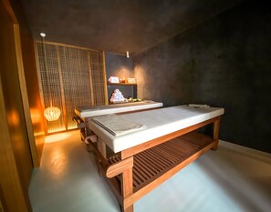 Salas de tratamientos para parejas, masajes