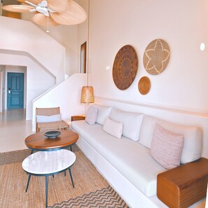 Deluxe Suite, 2 Bedrooms, Garden View | Premium bedding, pillowtop beds, minibar, in-room safe - Pilos Suites (Marmaris)
