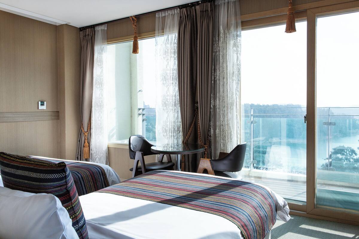 Deluxe Double Room, Partial Lake View