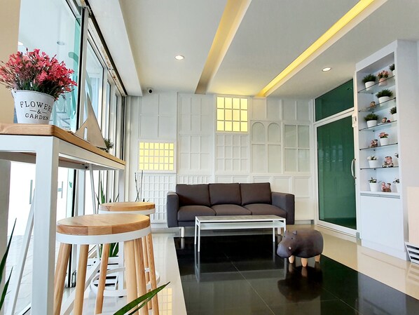 Lobby sitting area
