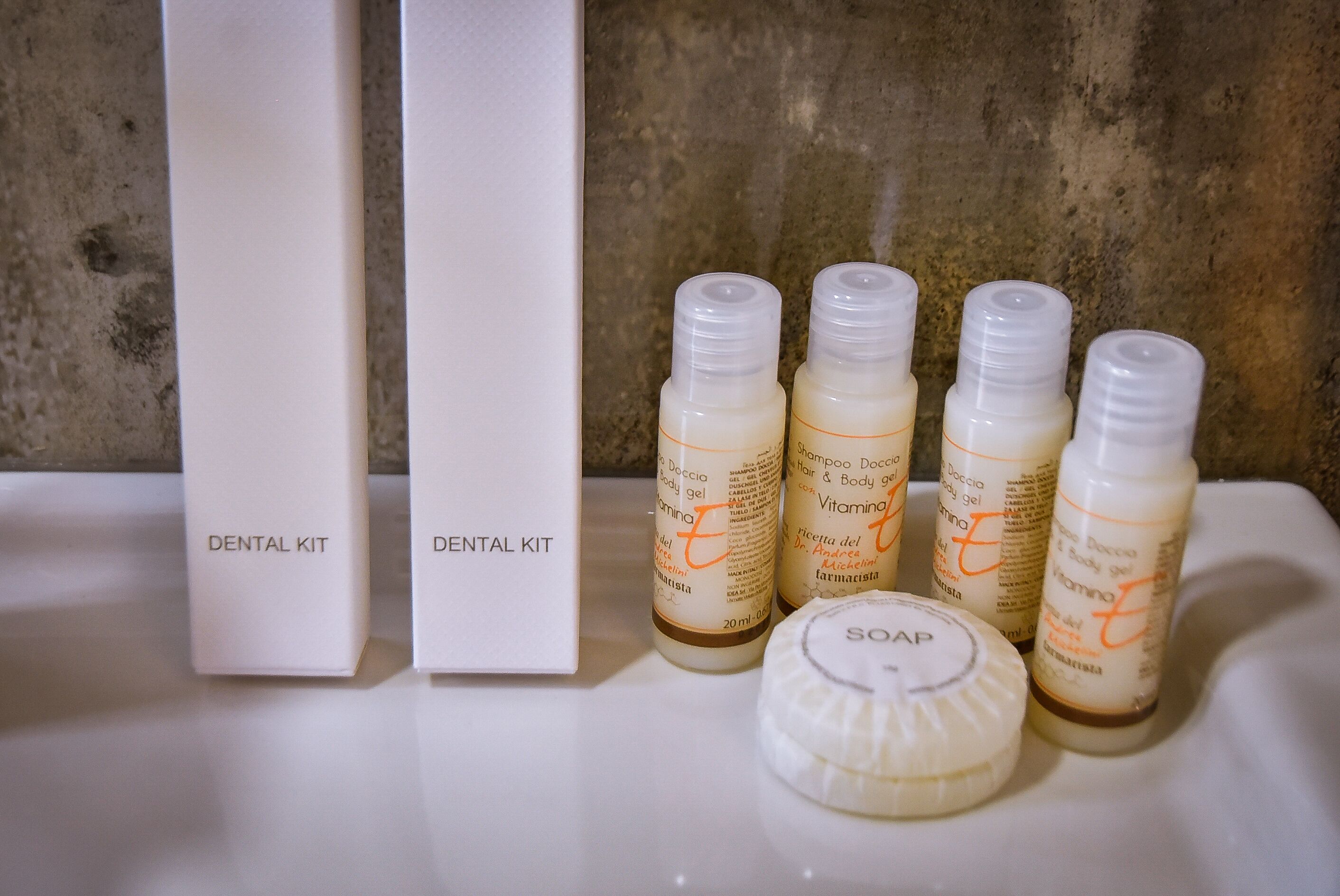 shower, free toiletries, hair dryer, slippers