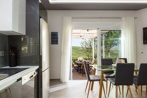 Uitzicht vanuit accommodatie