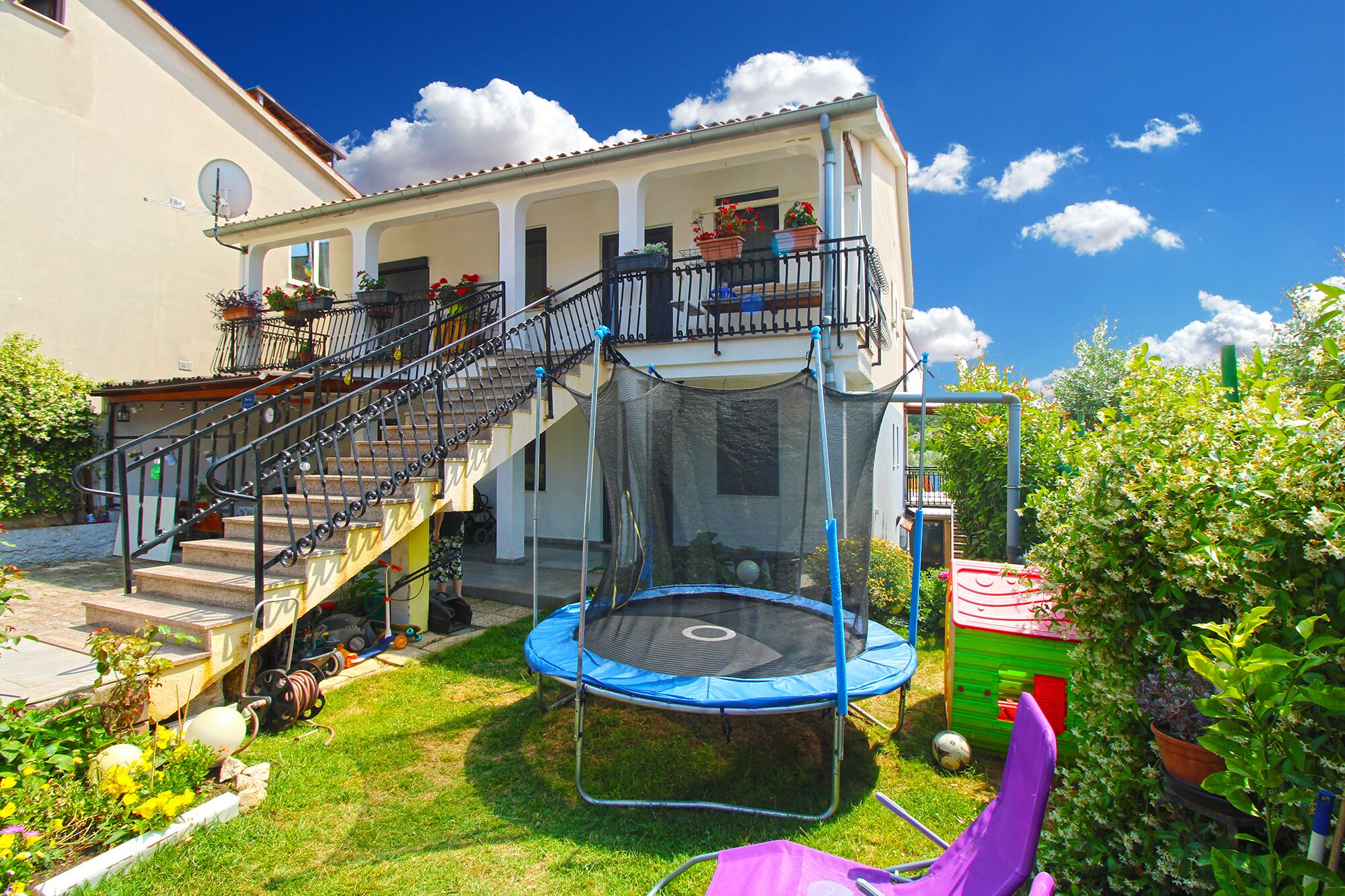 Overnattingsstedets uteområder