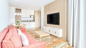 Departamento (401 - Bursztynowa 4) | Área de sala de estar | Televisión