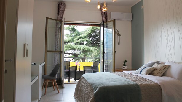 Deluxe Double Room, Balcony, City View