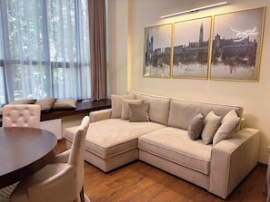 Appartement Prestige, 1 chambre | Rideaux d’obscurcissement, système d’insonorisation
