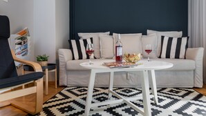 Apartamento, 1 quarto | Área de estar