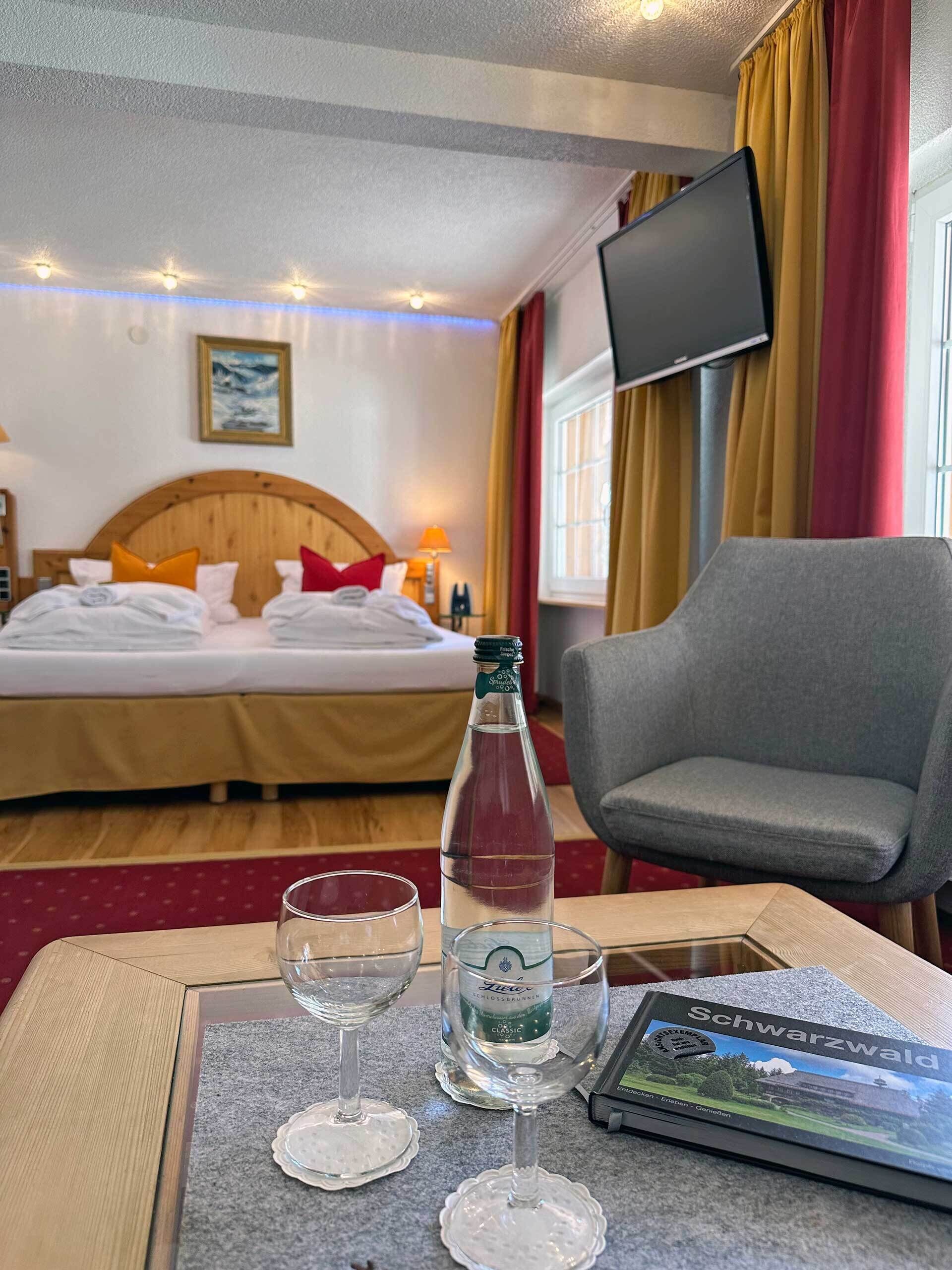 superior double room | down duvets, in-room safe, desk, laptop workspace