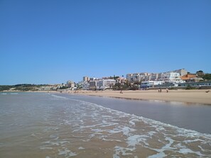 On the beach