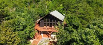 Stunning 8 Bed Wears Valley A-Frame Cabin Big Deck