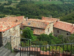 Blick von der Unterkunft