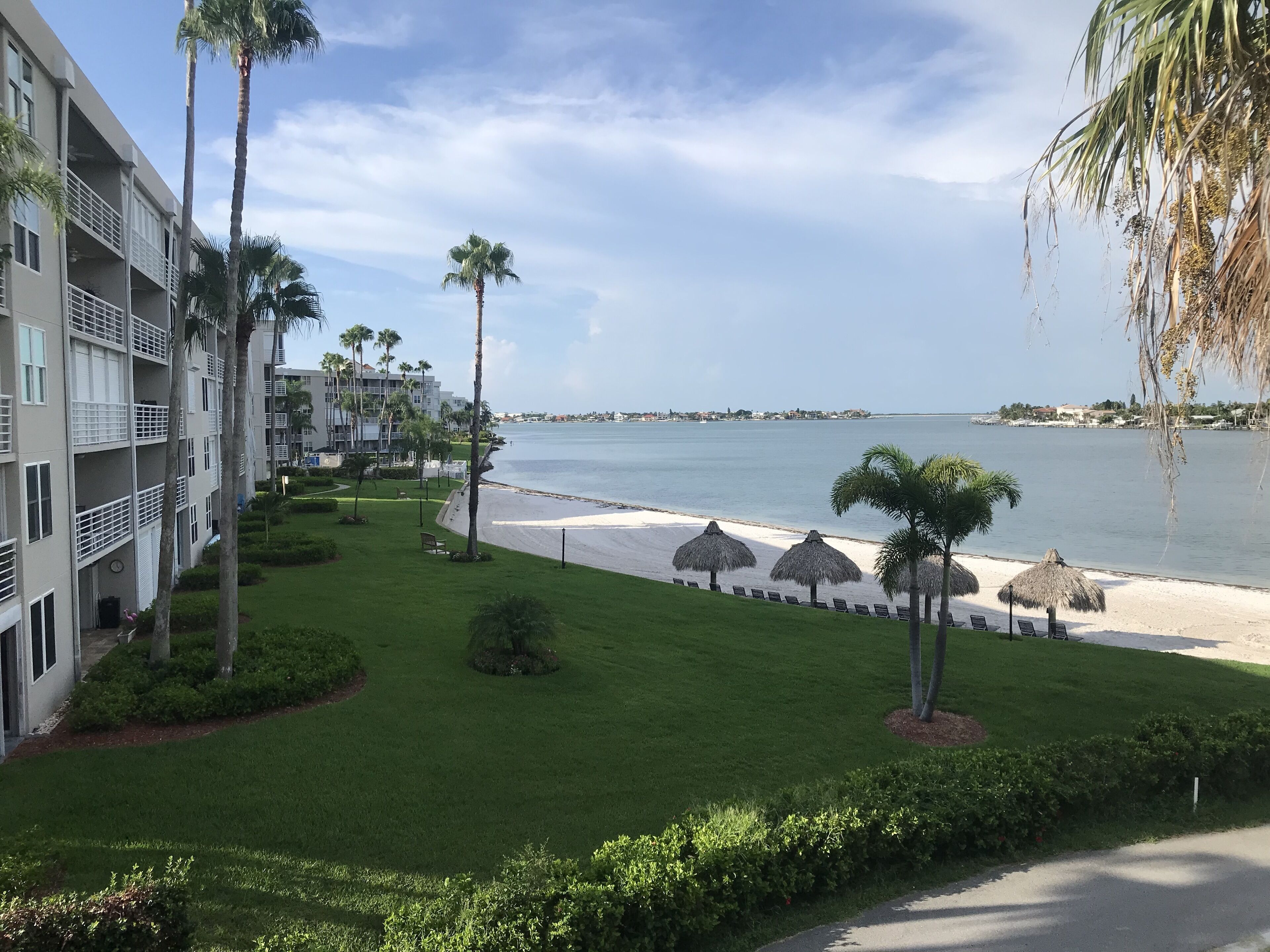 Sun-loungers, beach towels