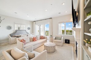 TV, fireplace, stereo, offices