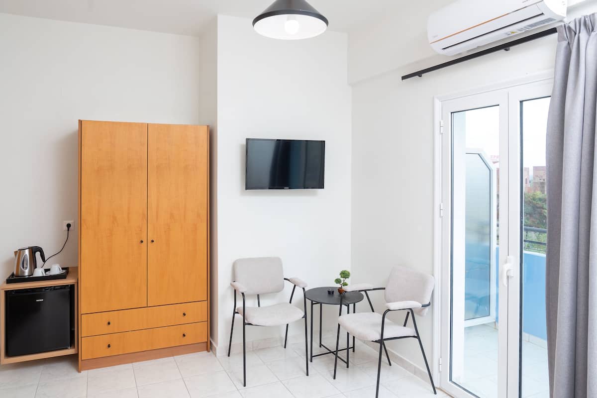 1 habitación, caja de seguridad en la habitación y cortinas blackout