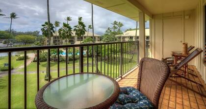 All the beauty and tranquility that Kauai has to offer starts with this lovely villa.
