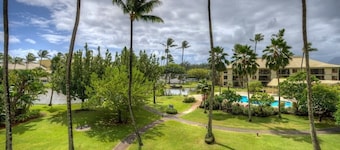 All the beauty and tranquility that Kauai has to offer starts with this lovely villa.