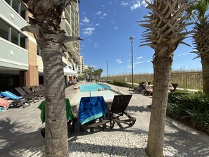 Indoor pool, a heated pool - MVG 1505 Oceanfront, Penthouse (North Myrtle Beach)