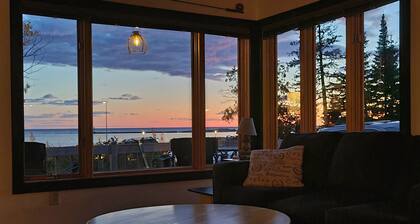 20 3rd Ave., West and first Street.Great harbor view Right in the heart of town.