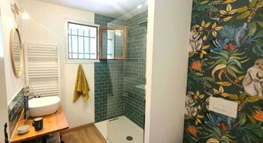 Shower, hair dryer, towels, toilet paper - Le Mazet de la Lune (Saint-André-de-Roquepertuis)