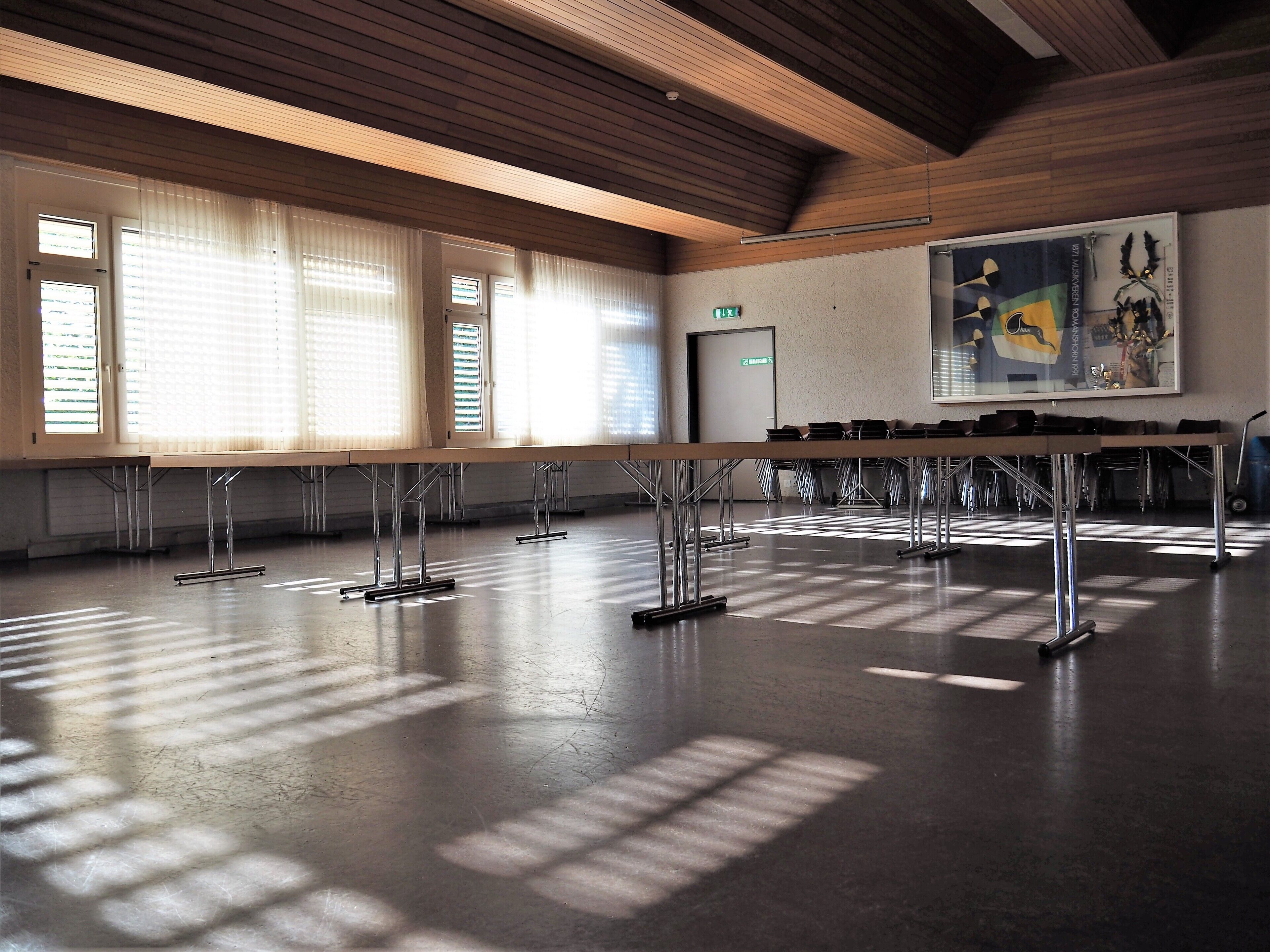 Free daily self-service breakfast 