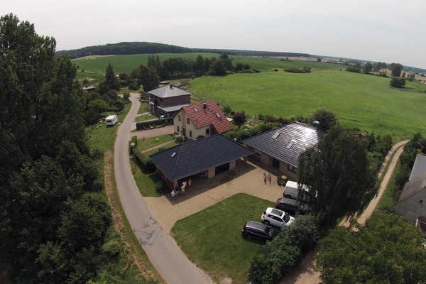 Luftaufnahme Ferienwohnung Kranichzug