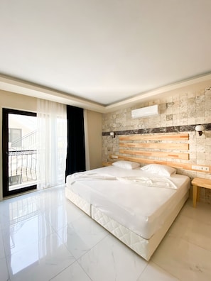 Standard Double Room, 1 Bedroom | Laptop workspace, blackout drapes, soundproofing, free WiFi - Querencia Hotel (Kas)