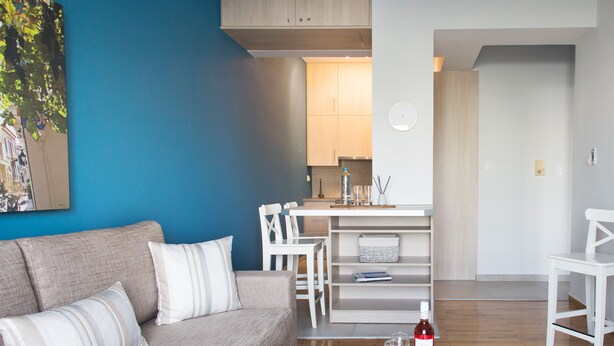 Appartement, 1 chambre | Coin séjour